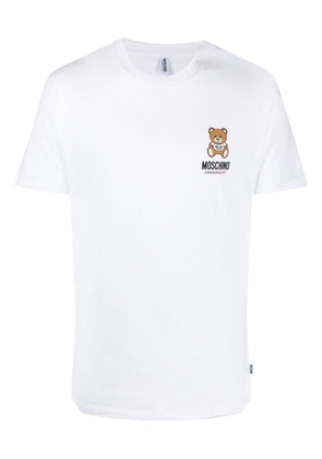 Moschino logo-print cotton T-shirt - White