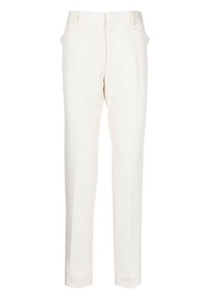 TOM FORD Whipcord Atticus tailored trousers - White