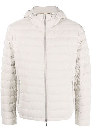 Moorer feather-down padded jacket - Neutrals