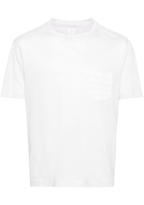 Eleventy patch-pocket short-sleeve T-shirt - Neutrals