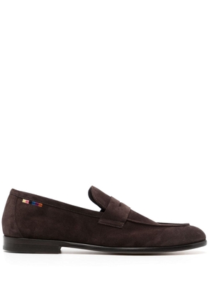 Paul Smith Figaro suede loafers - Brown
