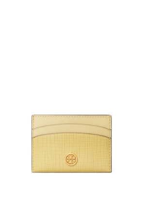 Tory Burch Robinson leather cardholder - Yellow