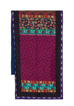 Pierre-Louis Mascia cotton-silk printed scarf - Purple