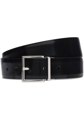 Church's polished buckle-fastening leather belt - Black
