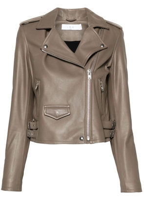 IRO leather biker jacket - Neutrals