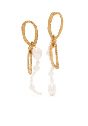 LOVENESS LEE Aris pearl-embellished earrings - Gold