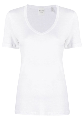 MARANT ÉTOILE scoop-neck short-sleeve T-shirt - White