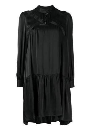 Paule Ka Lavée silk shift dress - Black