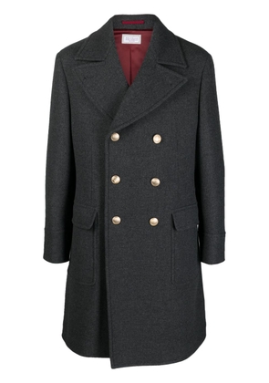 Brunello Cucinelli double-breasted wool coat - Grey