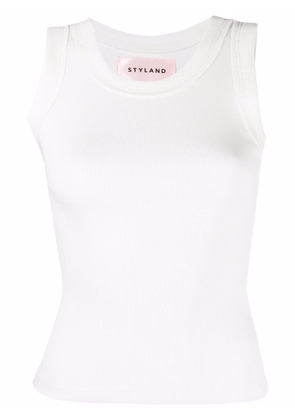 STYLAND organic cotton-blend vest top - White