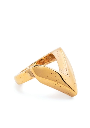 Bottega Veneta V signet ring - Gold