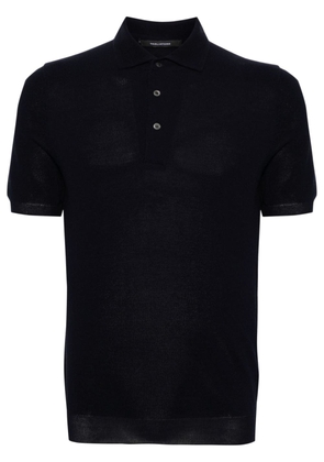 Tagliatore short-sleeve polo shirt - Blue