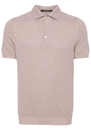 Tagliatore short-sleeve polo shirt - Neutrals