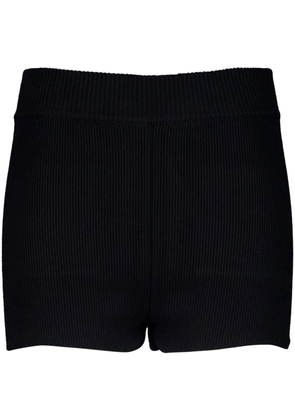 AMI Paris Ami de Coeur mini shorts - Black
