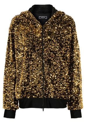 STYLAND sequin-embellished hooded jacket - Gold