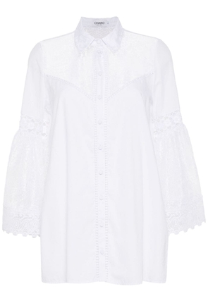 Charo Ruiz Ibiza Phine floral-lace blouse - White