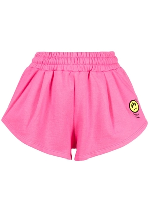 BARROW logo-print mini shorts - Pink