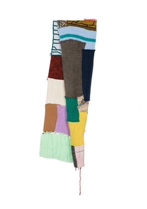 Paura patchwork knitted scarf - Multicolour
