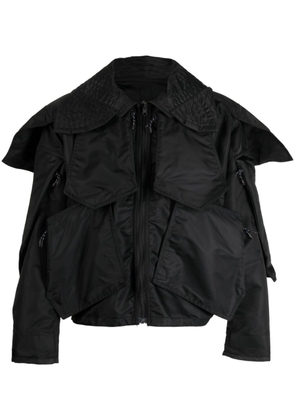 MCQ oversize-pointed-pocket jacket - Black