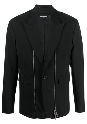 Dsquared2 decorative zip dinner jacket - Black