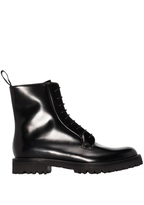Church's Alexandra flat combat boots - Black