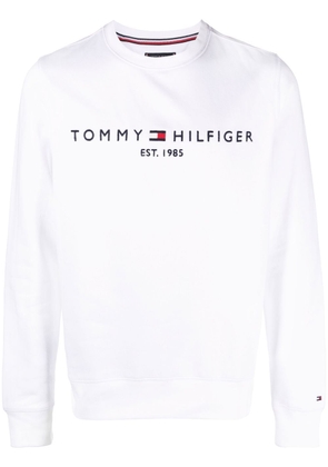 Tommy Hilfiger logo-embroidered sweatshirt - White