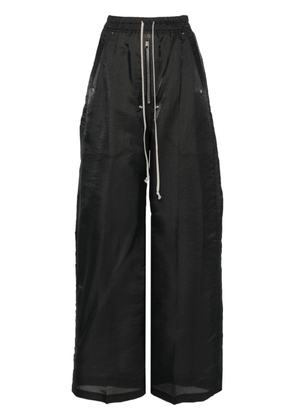 Rick Owens pressed-crease straight trousers - Black