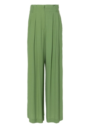 DVF Diane von Furstenberg Bellini high-waist palazzo pants - Green