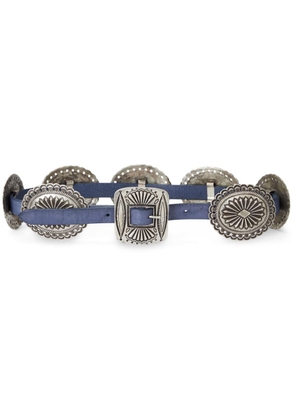 Polo Ralph Lauren buckle-embellished leather belt - Blue