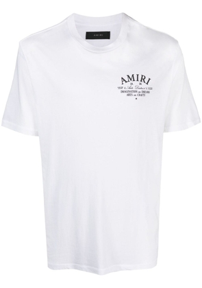 AMIRI logo-print cotton T-shirt - White