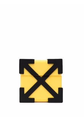 Off-White Arrow motif airpods case - Yellow