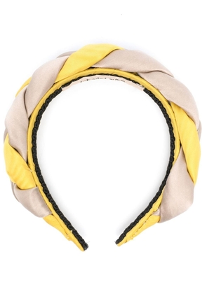 Roberto Cavalli braid-detail headband - Neutrals