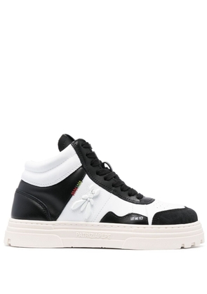 Patrizia Pepe Leather high-top sneakers - White