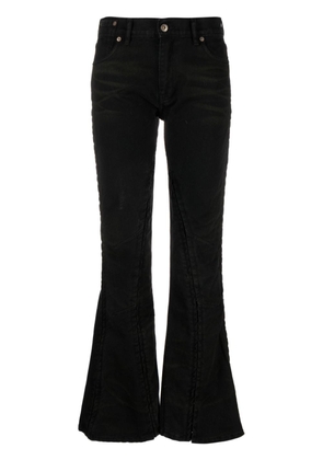 Y/Project adjustable flared jeans - Black