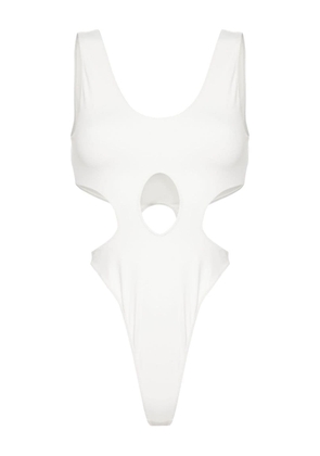 adidas logo-print jersey bodysuit - Neutrals