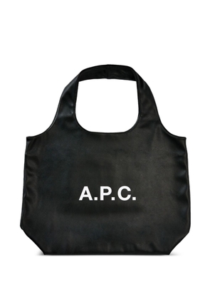 A.P.C. Ninon logo-print tote bag - Black