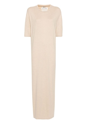 extreme cashmere n°321 Kris knitted maxi dress - Neutrals