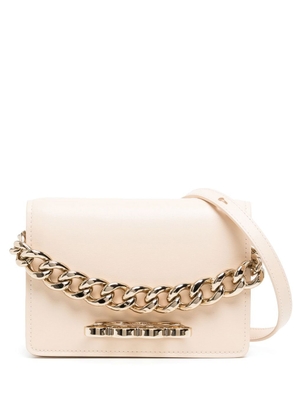 Alexander McQueen Four Ring Chain mini shoulder bag - White