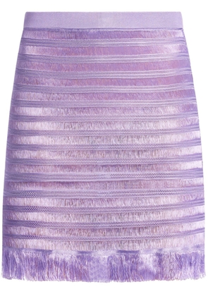 TOM FORD sheer pencil skirt - Purple