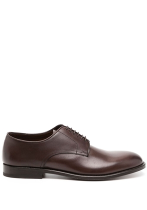 Fratelli Rossetti lace-up leather derby shoes - Brown
