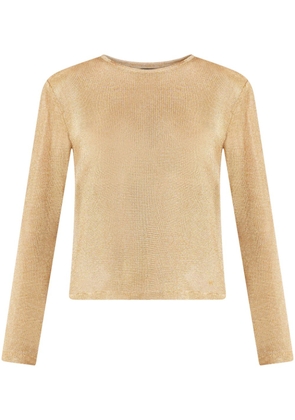 TOM FORD crew-neck jersey T-shirt - Gold