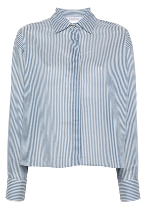 Max Mara long-sleeve striped shirt - Blue