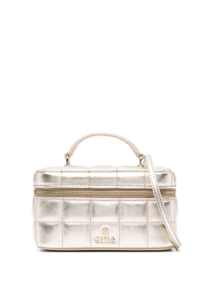 Furla quilted leather tote - Gold