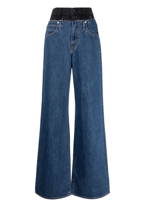 SLVRLAKE Re-Work Eva Double-Waistband jeans - Blue