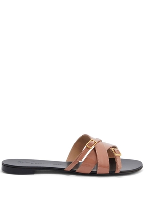 Giuseppe Zanotti Alhima leather sandals - Brown