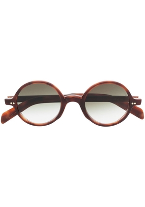Cutler & Gross tortoiseshell round-frame sunglasses - Brown