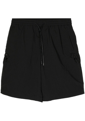 Juun.J drawstring-waist track shorts - Black