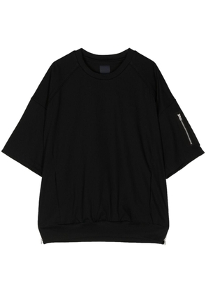 Juun.J zip-pocket T-shirt - Black