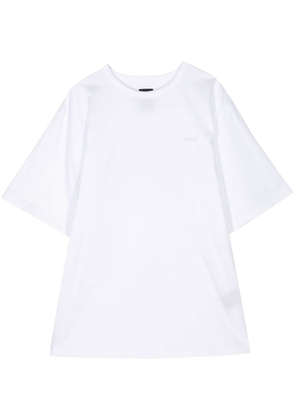 Juun.J embroidered-detail cotton T-shirt - White