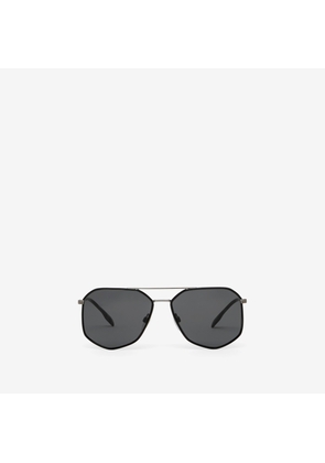 Burberry Geometric Frame Sunglasses